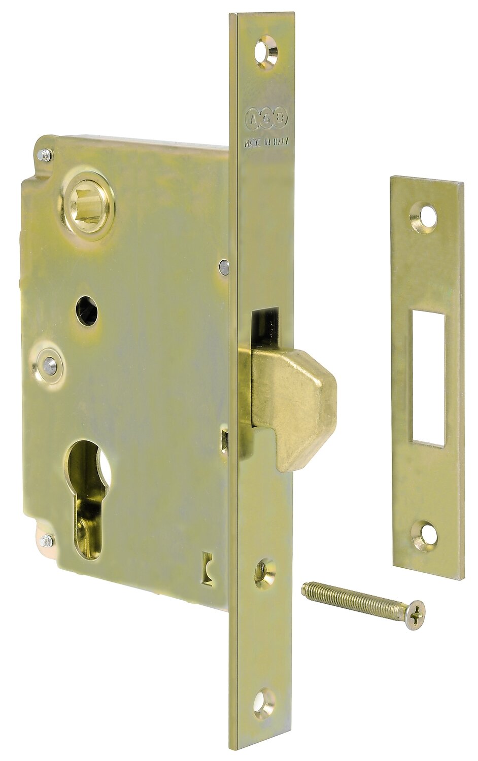 Serratura a gancio AGB/B910 senza cilindro mm.60