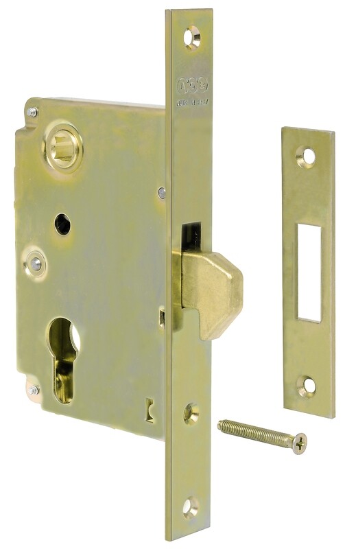Serratura a gancio AGB/B910 senza cilindro mm.60