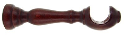 Supporti per bastone in legno colore ciliegio Supporti per bastone in legno colore ciliegio