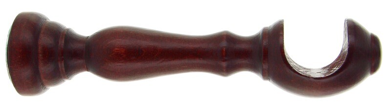 Supporti per bastone in legno colore ciliegio