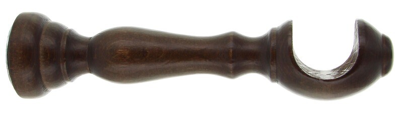Supporti per bastone in legno col.noce scuro