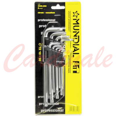 Serie chiavi torx prolungate mundial