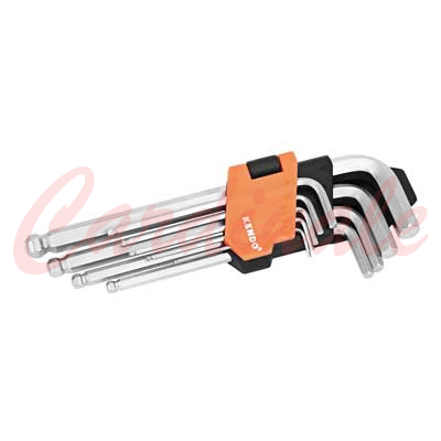 Set chiavi maschio esagonali lunghe c/sfera kendo Set chiavi maschio esagonali lunghe c/sfera kendo