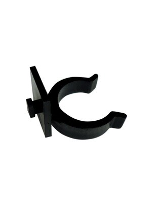 Gancio in Abs mm.28 per zoccolo alluminio CF. 20 pz.