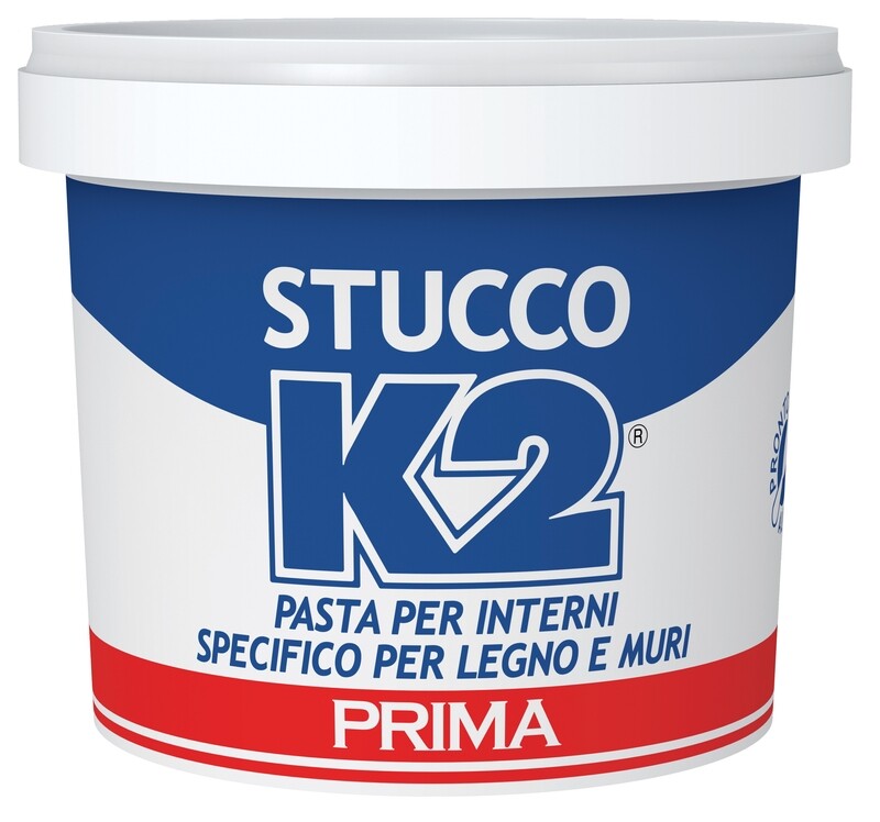 stucco a spatola bianco K2 pezzi 4 da 250gr