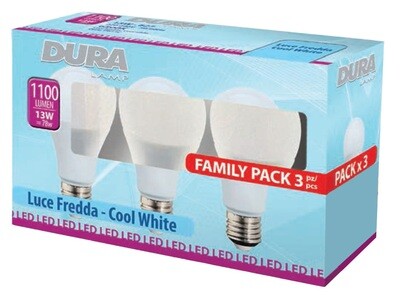 Lampada Led set goccia  13W E27-L.1100 6000k