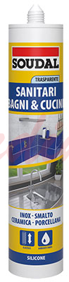 Silicone acetico sanitari soudal