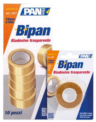 BIPAN Biadesivo trasparente PANFILM