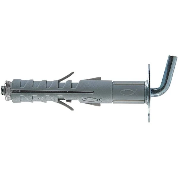 Confezione tasselli in nylon gancio corto prolungato Unifix pz.100