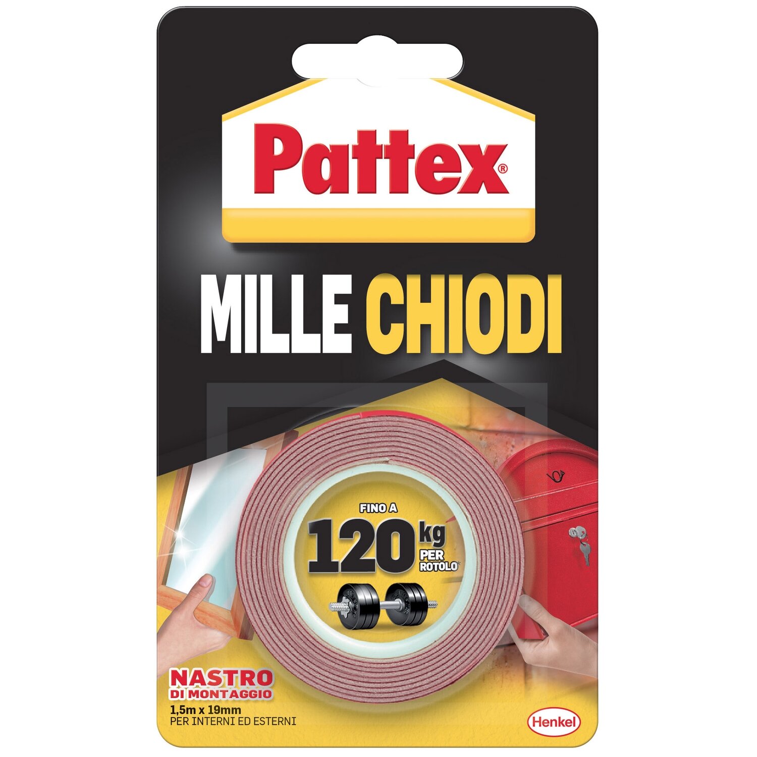 Millechiodi nastro biadesivo di montaggio