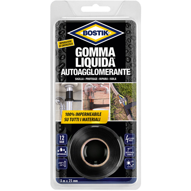 Gomma liquida nastro autoagglomerante