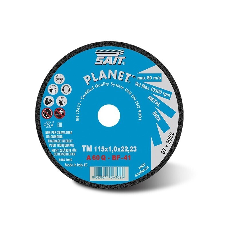 Disco da taglio ferro planet -tm a 60 q pz.10