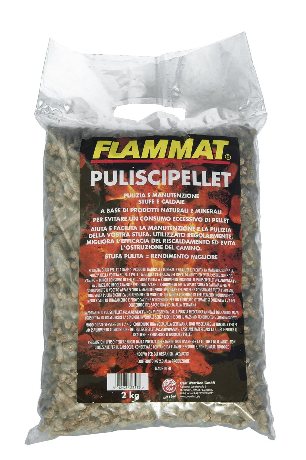 Spazzastufa pellet kg.2