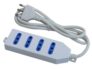 Multipresa 4 posti 2P+T 10/16A