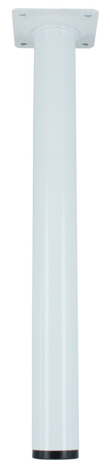 Piedini in acciaio d. 30 cm.10 colore bianco Pz.4