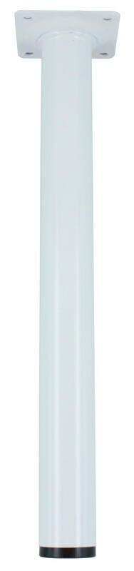 Piedini in acciaio d. 30 cm.10 colore bianco Pz.4
