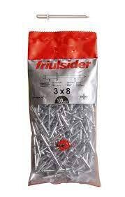 Confezione rivetti in alluminio Ø3mm  Friulsider da pz.100 confezioni 2
