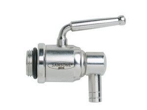 Rubinetto per bidoni olio inox mis. 1/2