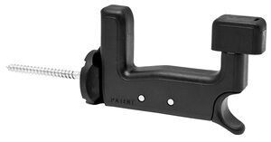 Fermaimposte in plastica grillo nero mm.70 Pz. 2
