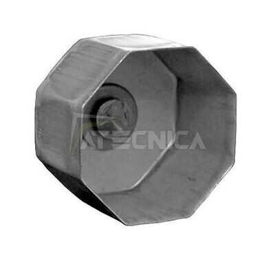 Calotta zincata per rullo Ø60 Pz. 2