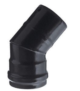 Gomito per stufa a pellet 45° Diametro 8MF