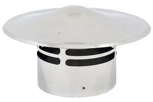 Terminale con cappello inox DN per stufe a pellet, Scegli Diametro: Diametro 8