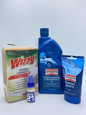 Kit promozione Cura dell'auto Arexons