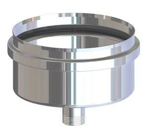 Scarico condotto inox Aisi 304 per pellet