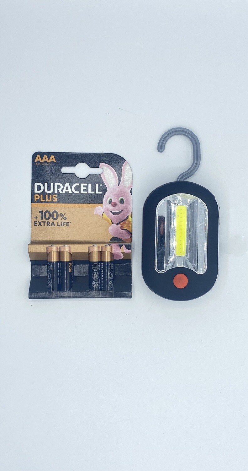 Kit torcia da lavoro ovale+batterie in omaggio