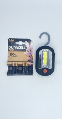 Kit torcia da lavoro ovale+batterie in omaggio