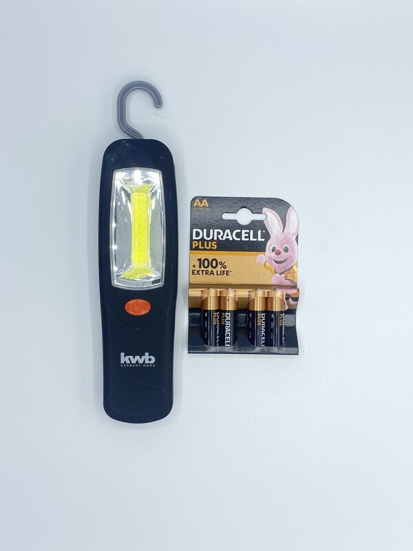 Kit torcia da lavoro lunga + batterie in omaggio