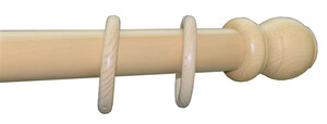 Bastone per tenda a tiro d.35 naturale s/supp.