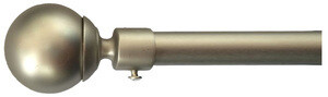 Bastone a strappo d.19mm cromo satinato sfera