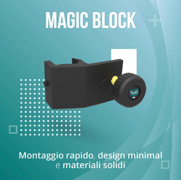 Ferma Persiana Magic Block Anta e telaio Curvo TMS art MB.10/1