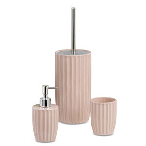 Set da bagno in ceramica 3pezzi colori assortiti
