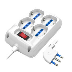 Multipresa 4P C/interruttore