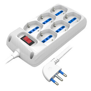 Multipresa 6P C/interruttore