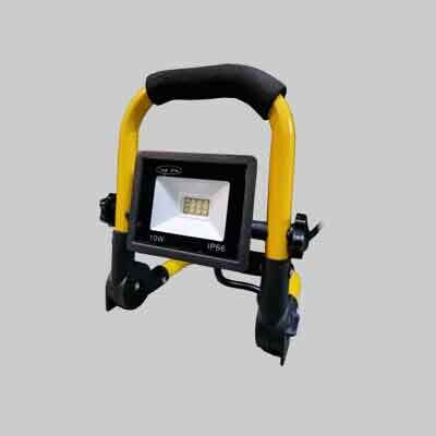 Proiettore led portatile c/supporto pieghevole 6000K