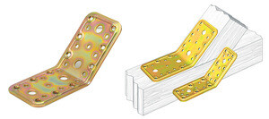 Piastra angolare acc. trop ART.760 135GR 65X90X90 MM