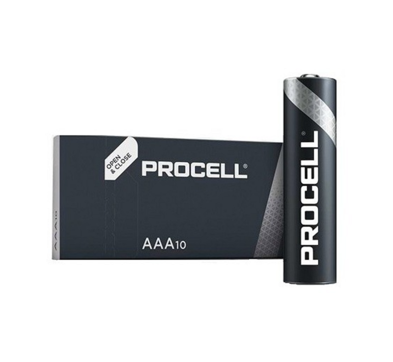 Duracell batterie alcaline PROCELL E ministilo AAA10 Confezione 10 pezzi