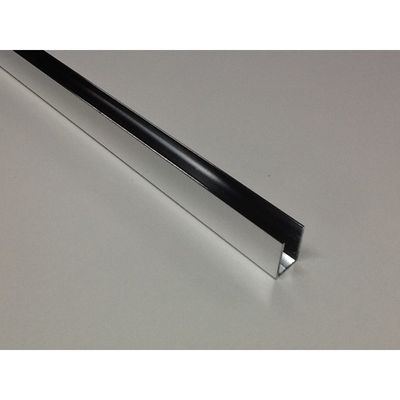 Profilo argento canalino ad U  H.100