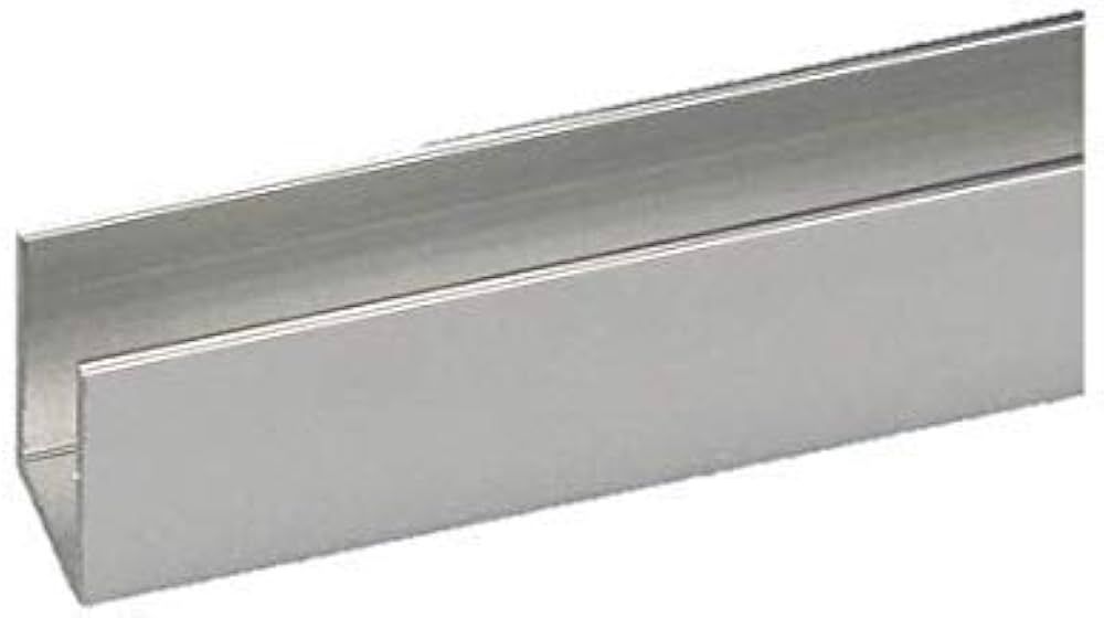 Profilo argento canalino ad U  H.100