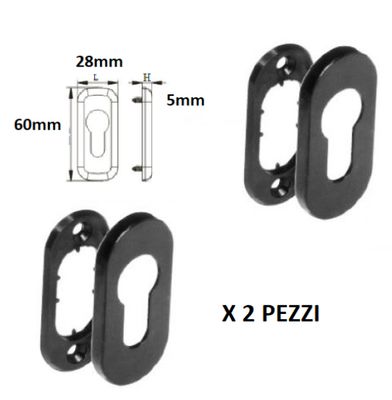 Copricilindro doppio sagomato