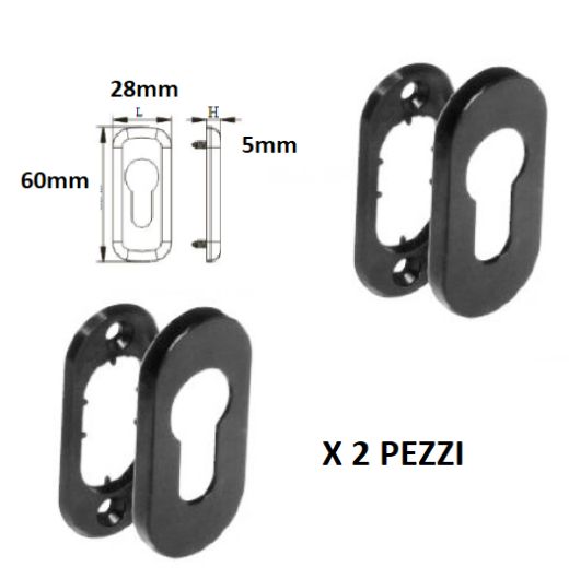 Copricilindro doppio sagomato
