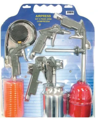 Kit per aria compressa 5 pezzi AIRPRESS