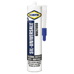 Silicone Bostik trasparente 280 ml - 24 pz, spedizione gratuita