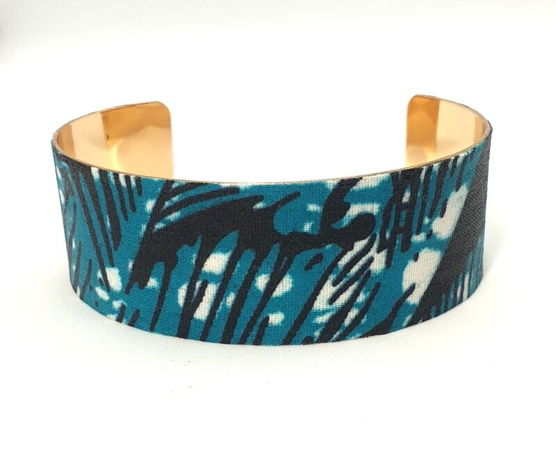 Manchette Thalya
Turquoise et noir