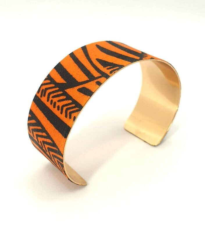 Manchette Thalya
Orange et noire