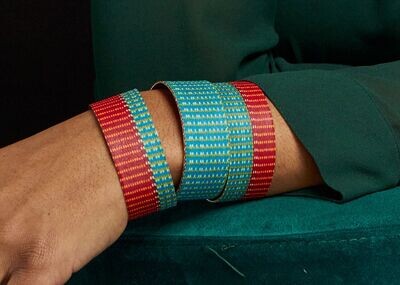 Manchette Thalya
Rouge et vert