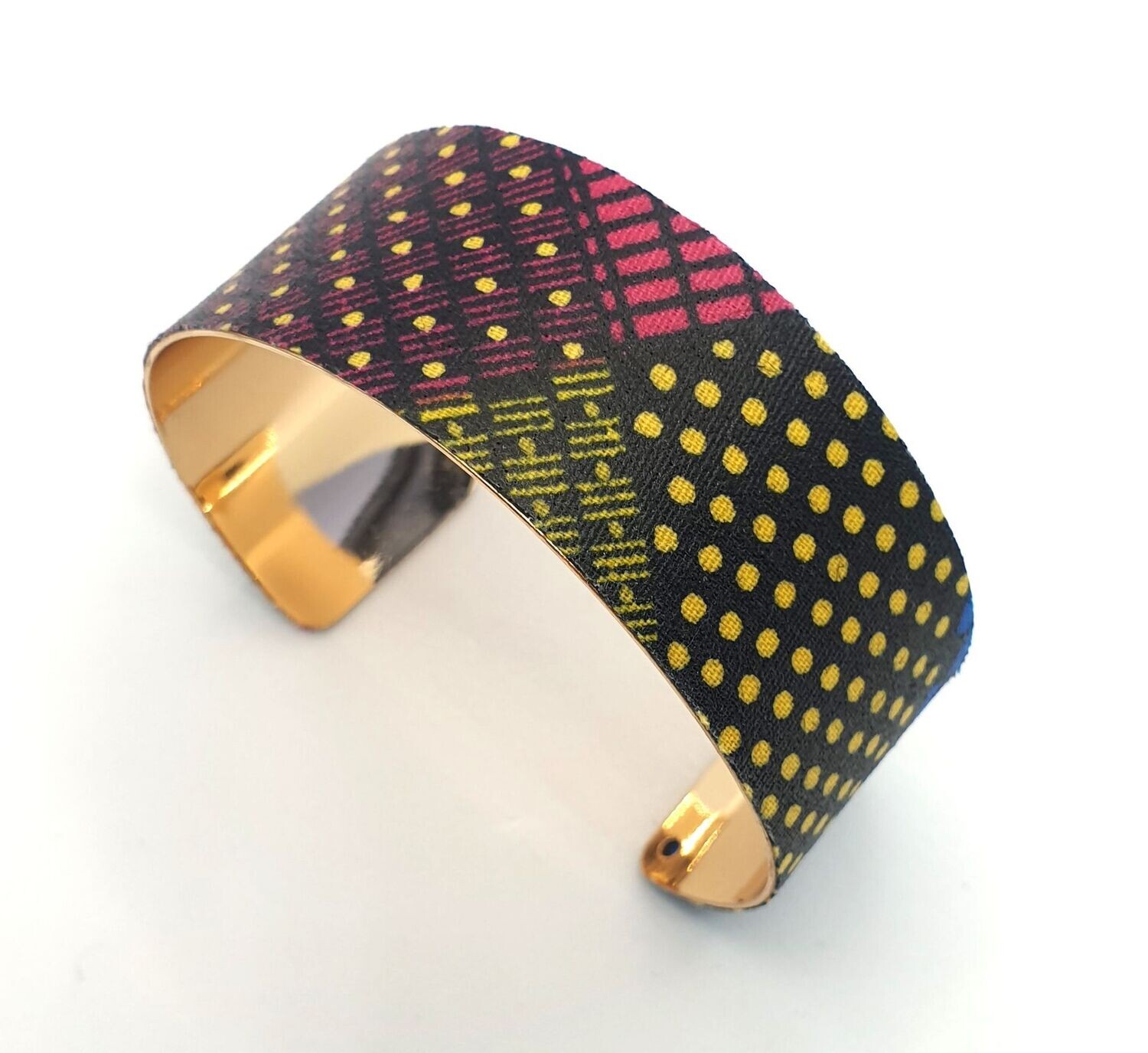 Manchette Thalya
Jaune, noire et rose